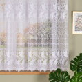 Metrážové záclony žakárové se vzorem bílé Gabri-049348-2026