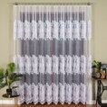 Metrážové záclony žakárové se vzorem bílé Gabri-049365-2026