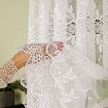 Metrážové záclony bílé s krajkou na markizetě Gabri-122467-2026