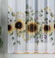 Metrážový tištěný voál výška 157cm Gabri-D00311 Slunečnice