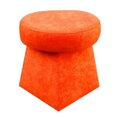 Taburet hříbek tkanina Suedine oranžová - více barev