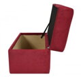  Taburet s úložným prostorem 75x40x42cm tkanina Suedine bordo 09 - více barev