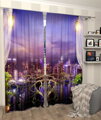 Exkluzivní zatemňovací závěsy Black out nebo voálové záclony s potiskem 2x145x250cm - S71721