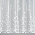 Žakárové záclony bílé v metráži se vzorem - A3721 ( více rozměrů )