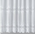 Žakárové záclony bílé v metráži se vzorem - A3730 ( více rozměrů )