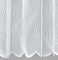 Žakárové záclony bílé v metráži se vzorem - A3774 ( více rozměrů )