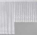 Záclony kusové žakárové bílé - K 7172 ( více rozměrů ) 2026