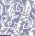 Záclona kusová oblouková s motivem 300x170cm W-Adianta 