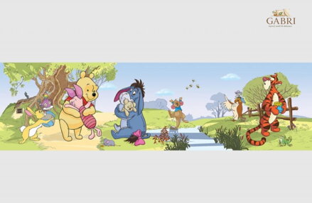 Samolepící bordura do dětského pokoje Disney Medvídek Pů - WBD 8080 SKLADEM