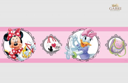 Samolepící bordura do dětského pokoje Disney Minnie - WBD 8090