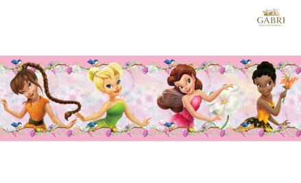 Samolepící bordura do dětského pokoje Disney Víly Fairies - WBD 8099