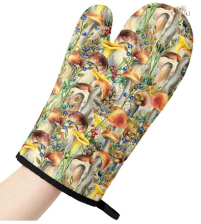 Kuchyňská chňapka - Houby