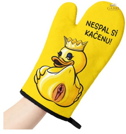 Kuchyňská chňapka - Nespal si kačenu