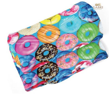 Fleecová fotodeka - Donuts více rozměrů 