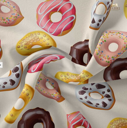 Metrážový závěs zatemňovací Blackout šíře 140cm Im-Donuts