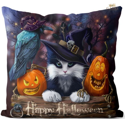 Fotopolštářek s 3D efektem - Happy Halloween
