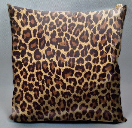 Fotopolštářek s efektem 3D - Leopardí srst 40x40cm