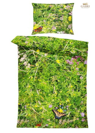 Povlečení z moderního materiálu Interlock fototisk 3D efekt - Louka