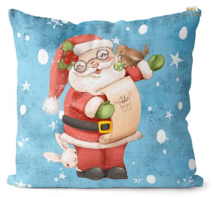Polštářek s potiskem - Santa Claus