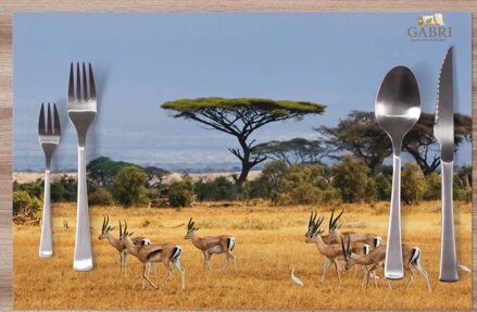  Prostírání na stůl - Safari
