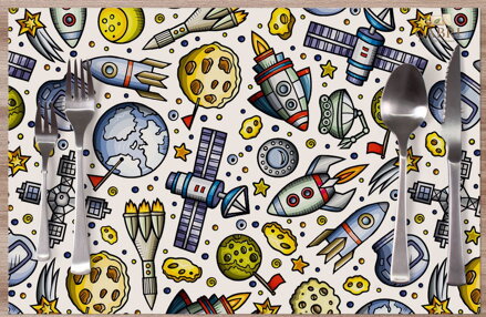 Prostírání na stůl dětské - Space