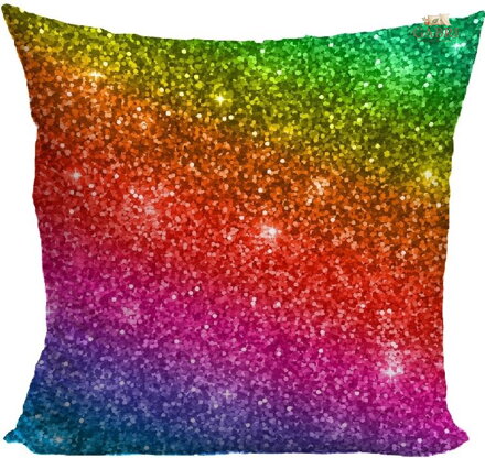 Fotopolštářek s efektem 3D - Třpytky
