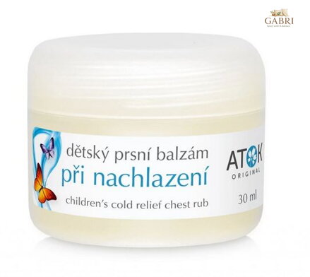 Dětský prsní balzám při nachlazení