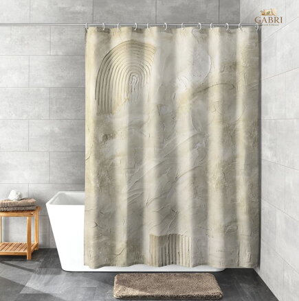 Textilní koupelnový závěs EcoCare 180x200cm - Art 2026 