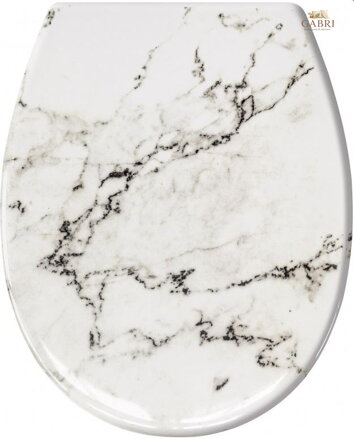  WC sedátko duroplast Marble 37x45cm-2026