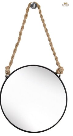 Kosmetické zrcadlo - Rope Mirror čermé Ø 23,0 cm 2026