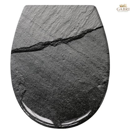  WC sedátko duroplast Slate 37x45cm-2026