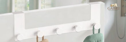 Koupelnové háčky na dveře Strip Door Hooks bílé 2026