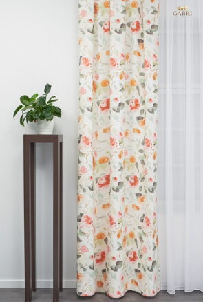 Metrážový závěs ( dekorační látka ) bavlněná šíře 140cm Lag-Celtic Rose A95-2026