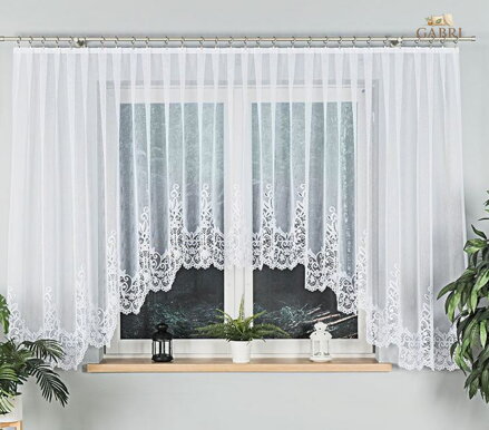 Záclona kusová oblouková s motivem 530x160cm Gabri-Berenika 004304-2026