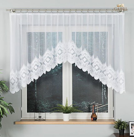 Záclona kusová oblouková 300x120cm Gabri-Lucyna 015079-2026