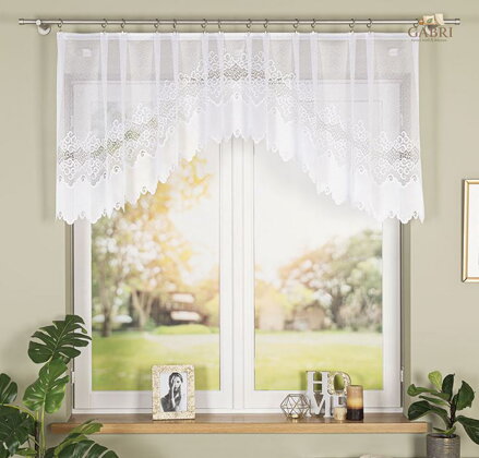 Záclona kusová oblouková s motivem 250x80cm Gabri-Modesta 017173-2026