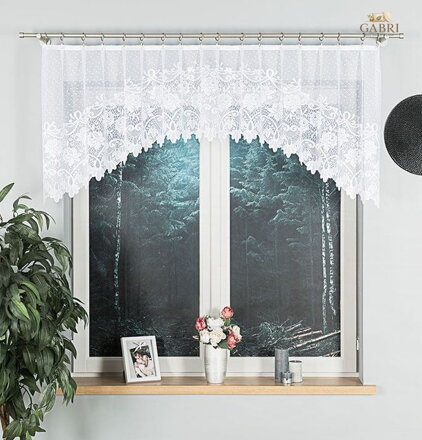 Záclona kusová oblouková s motivem 250x80cm Gabri-Demetria 017480-2026
