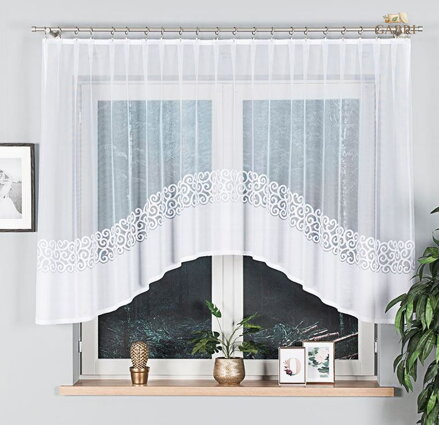 Záclona kusová oblouková 300x130cm Gabri-Daniela 017788-2026