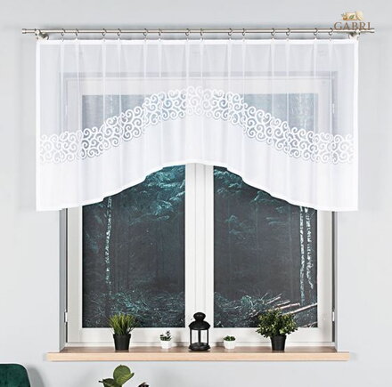 Záclona kusová oblouková s motivem 300x110cm Gabri-Daniela 017788-2026