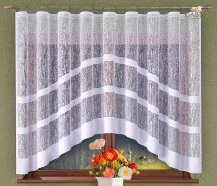Záclona kusová oblouková 310x160cm Gabri-Wiktoria 018352-2026