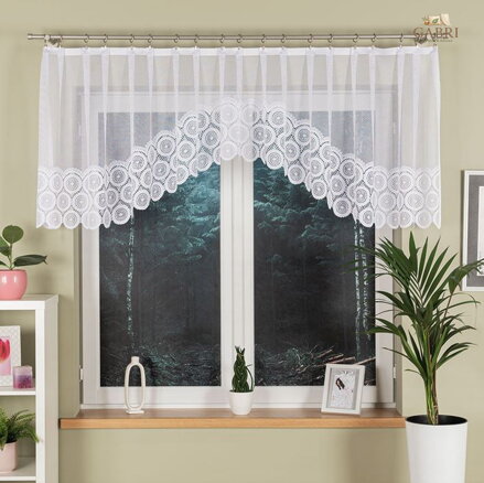 Záclona kusová oblouková s motivem 310x80cm Gabri-Malvina 018535-2026