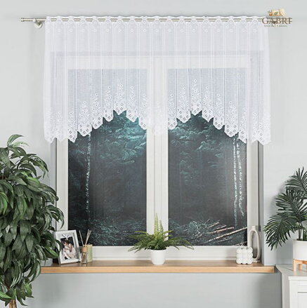 Záclona kusová oblouková s motivem 200x80cm Gabri-Klementyna 018539-2026