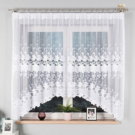 Záclona kusová oblouková 320x160cm Gabri-Kasjana 007003-2026