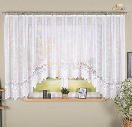 Záclona kusová oblouková s motivem 400x160cm Gabri-Modesta 017173-2026