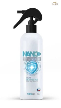 Dezinfekční sprej na ruce i předměty NANO+ Silver 500ml 