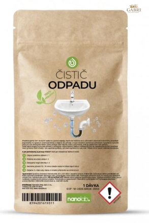 Přírodní čistič ucpaného odpadu 