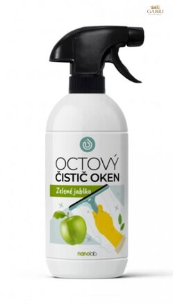 Octový čistič NA SKLA A OKNA jablko 500 ml