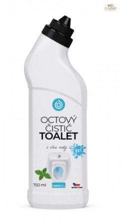 Přírodní octový čistič TOALET s vůní Máty 750 ml