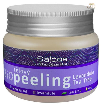 Bio tělové peelingy - Levandule-Tea Tree 140 ml