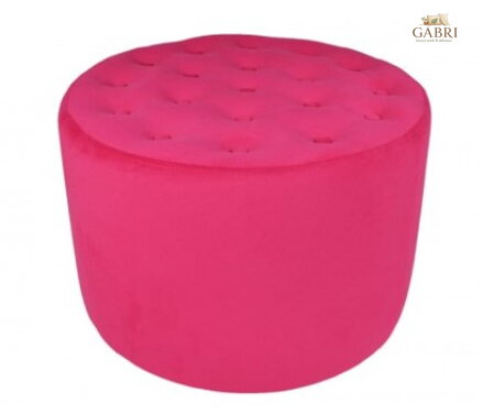  Taburet 60cm KARO tkanina Casablanka  růžová 662 - více barev